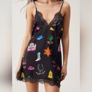 Satin Lace Dress/Nightgown